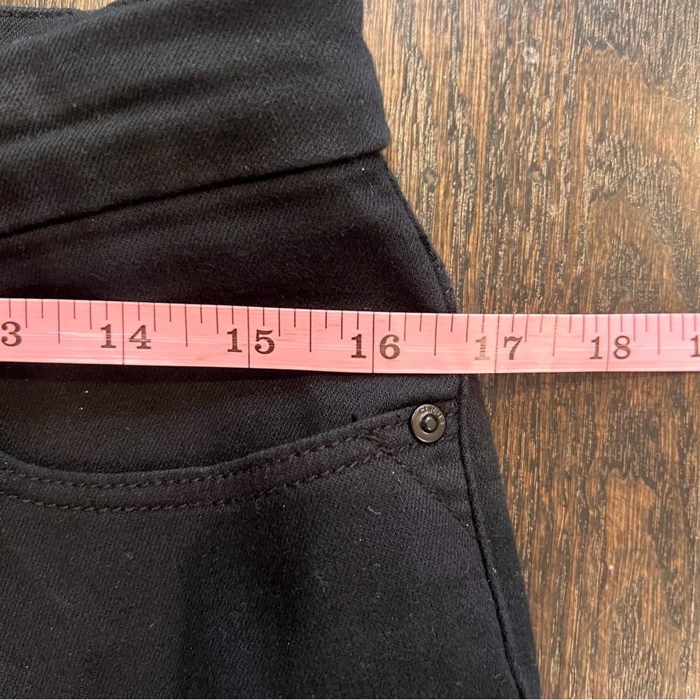 Chico's Black So Slimming Girlfriend Slim Leg Jeans Size 4 - Picture 6 of 9